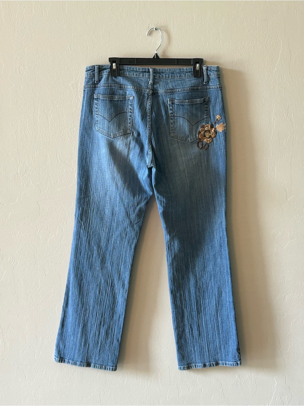 Westport Jeans Women’s Sz 14 High Rise Embroidered Boho Y2K Retro Festival - Picture 2 of 10